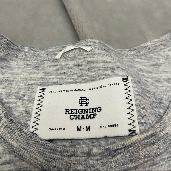 Reigning Champ Midweight Jersey Standard Long Sleeve T-Shirt 21914 - Picture 5 of 11